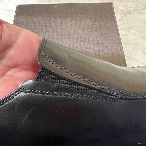 COLE HAAN *Nike Air* Jefferson.2.Gore Black Leather Slip-On Dress Shoes Men 10 M - Picture 3 of 8